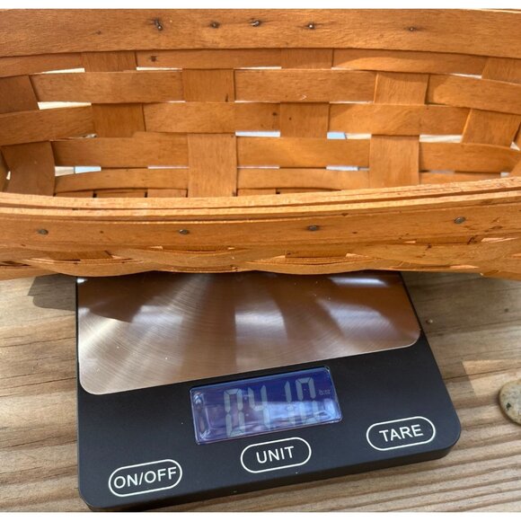 Longaberger 1994 Handwoven Basket Signed Rectangular Design - Picture 10 of 10